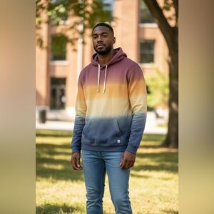 Marine Layer Signature Cloud 9 Ombré Hoodie – Men’s Medium